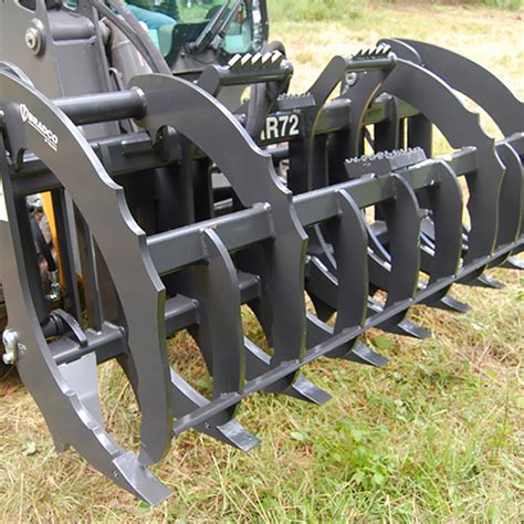 cat skid steer root rake|extreme root grapple rake attachments.